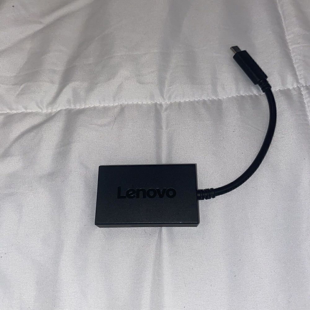 03X7169 Lenovo ORIGINAL! 4X90K86568 USB C to VGA Plus Power Adapter IT6513-01